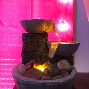 Water fountain, rocks included